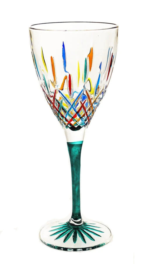 *TOSCA* Green Stem Wine Glass