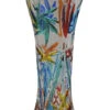 Turquoise One Flower Glass Vase