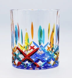 OPERA Blue Base Water Glass