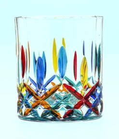 OPERA Turquoise Base Water Glass