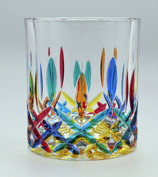 OPERA Yellow Base Water Glass