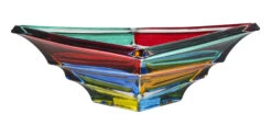 Sail Glass Square Bowl