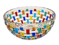 Bossanova Multicolour Glass Bowl