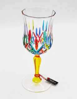 OPERA YELLOW STEM DRINKING GLASS