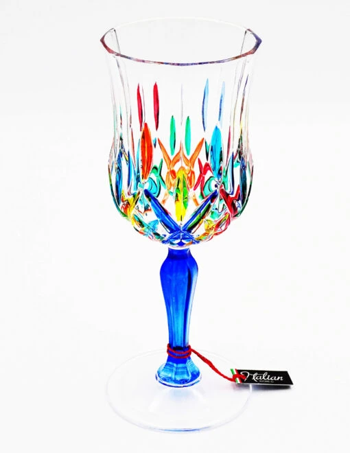 OPERA TURQUOISE STEM DRINKING GLASS