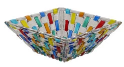 Bossanova Glass Square Bowl