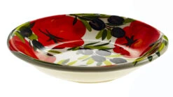 Tomato & Olives Design Ceramic Bowl