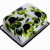 Large Olive Butter Dish