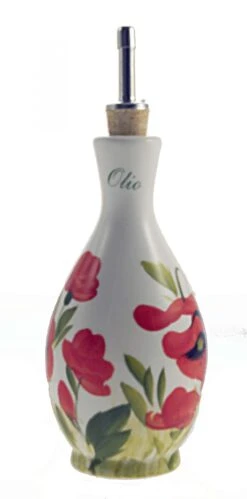 Poppy Design Ceramic Italian Oil Pourer