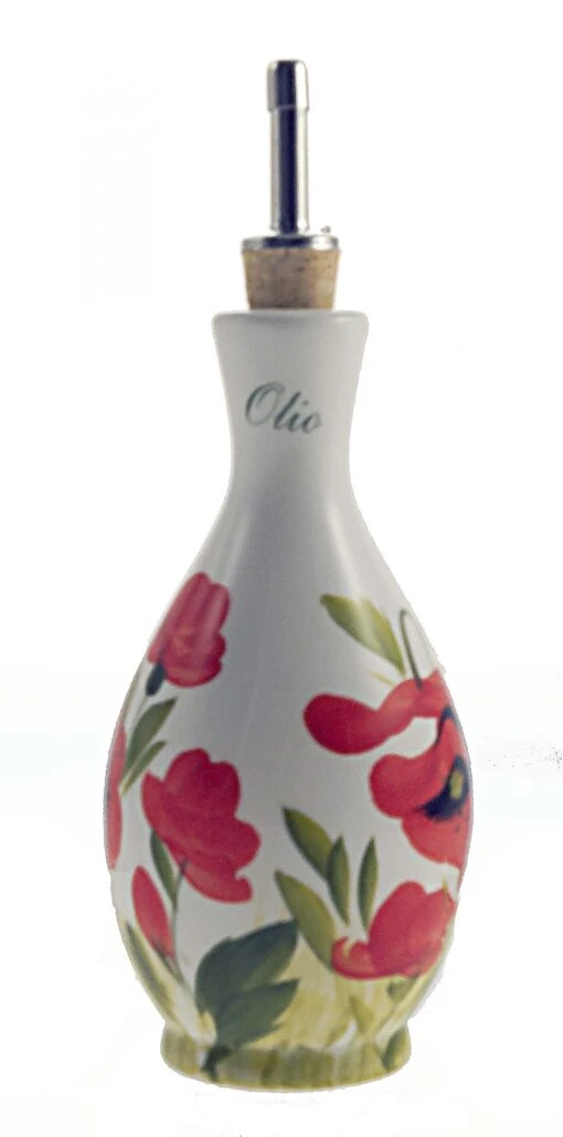 Poppy Design Ceramic Italian Oil Pourer