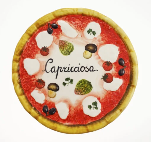 Capricciosa Pizza Plate