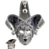 Small Jolly Con Volto Ceramica Blue/Silver Mask -Ceramic Shop R 17 7 16 scaled 1