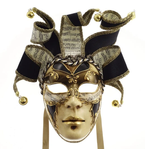Brown Cinque Ricci Music Venetian Mask