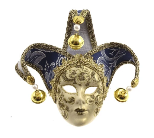 Jolly Lusso Venetian Mask Blue Small Size