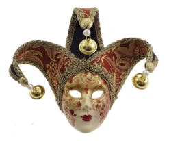 Jolly Lusso Venetian Mask Red Small Size