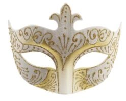 Gold/Silver Colour Colombina Eye Mask