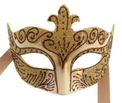 Bronze/Gold Colour Colombina Eye Mask