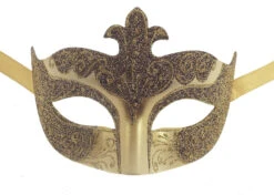 Gold Colour Colombina Eye Mask