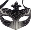 Black/Silver Colombina Eye Mask -Ceramic Shop R ART 25 scaled 1