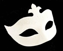 White Colombina Eye Mask