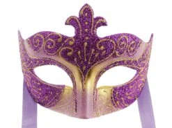Purple Colour Colombina Eye Mask