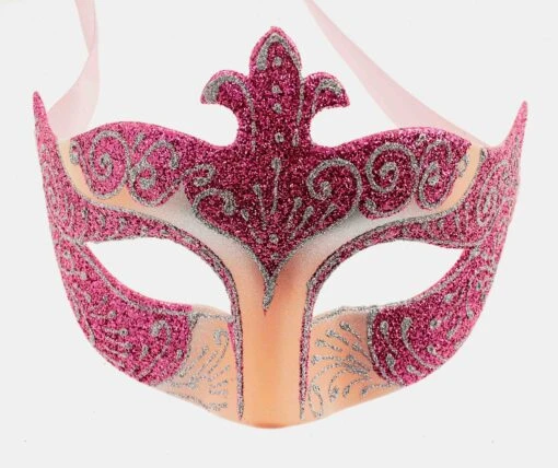 Pink Colour Colombina Eye Mask