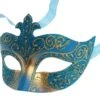 Blue Colour Colombina Eye Mask -Ceramic Shop R ART 4 scaled 1