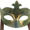 Green/Gold Colour Colombina Eye Mask -Ceramic Shop R ART 6 scaled 1