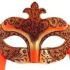 Orange/Gold Colour Colombina Eye Mask -Ceramic Shop R ART 8
