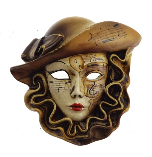 Musical Brown Ceramic Ornamental