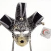 Black And Silver Tre Ricci Venetian Mask -Ceramic Shop R72 31 1 scaled 1