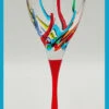 TRIX RED STEM Wine Glass -Ceramic Shop TRIX VA121 RED 1 scaled 1