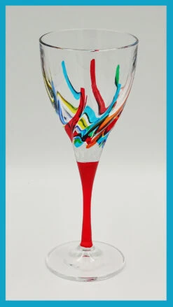 TRIX RED STEM Wine Glass