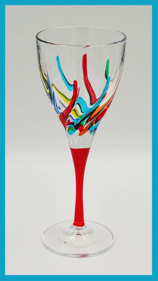 TRIX RED STEM Wine Glass