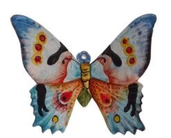 Small Size Multi Blue Small Ceramic Italian Butterfly