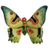 Small Size Multi Green Ceramic Italian Butterfly -Ceramic Shop a 36 3386 s2 w
