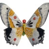Medium Size Multi White Italian Ceramic Butterfly -Ceramic Shop a 42 3397 1m w