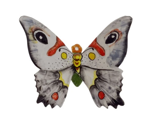 Small Size Multi White Ceramic Italian Butterfly