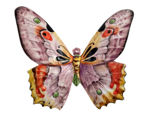 Purple Medium Size Ceramic Butterfly