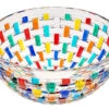 Bossanova Medium Glass Bowl -Ceramic Shop dz b 25 4112 w 1