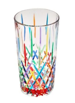 *Tosca* Red Base Drinking Glass