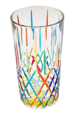 *Tosca* Yellow Base Drinking Glass