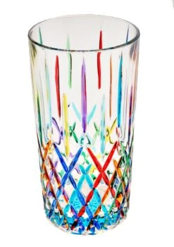 *Tosca* Turquoise Base Drinking Glass