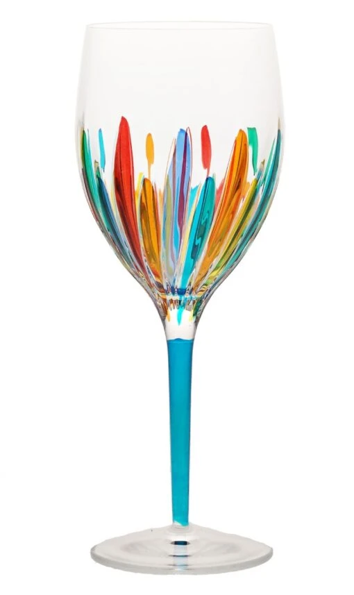 Incanto Stem Wine Glass – Turquiose