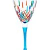 *TOSCA* Turquoise Stem Wine Glass