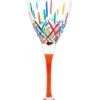 *TOSCA* Amber Stem Wine Glass