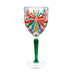 OASIS GREEN STEM WINE GLASS