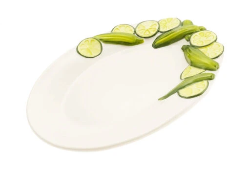 Courgette Antipasto Oval Plate