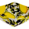 Lemon And Olives Design Italian Square Ceramic Bowl -Ceramic Shop e b 185 4197 w