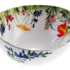 Large Size Mixed Flowers Italian Ceramic Bowl -Ceramic Shop e b 28 w 1